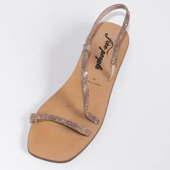 Free People Minimal Crystal Sandals - Picture 4 of 5